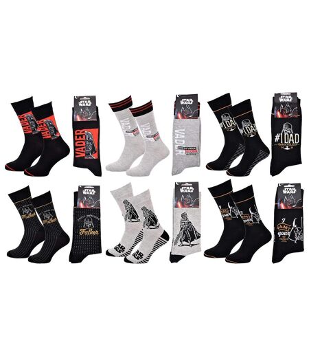 Chaussettes Pack Cadeaux Homme LICENCE Pack 6 Paires VADER24