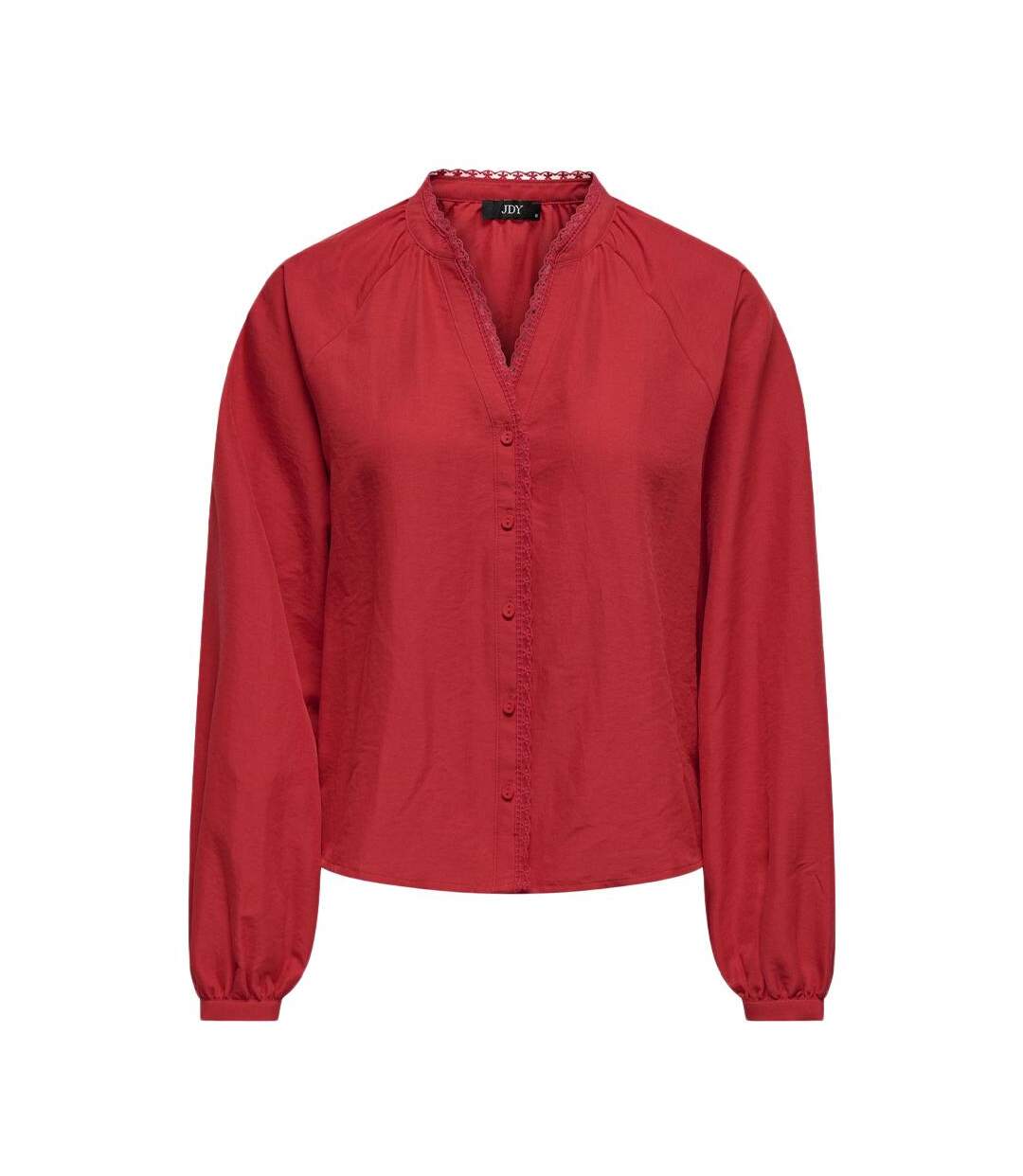 Blouse Manches Longues Rouge Femme JDY Loli - L-1