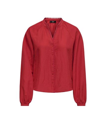 Blouse Manches Longues Rouge Femme JDY Loli - L