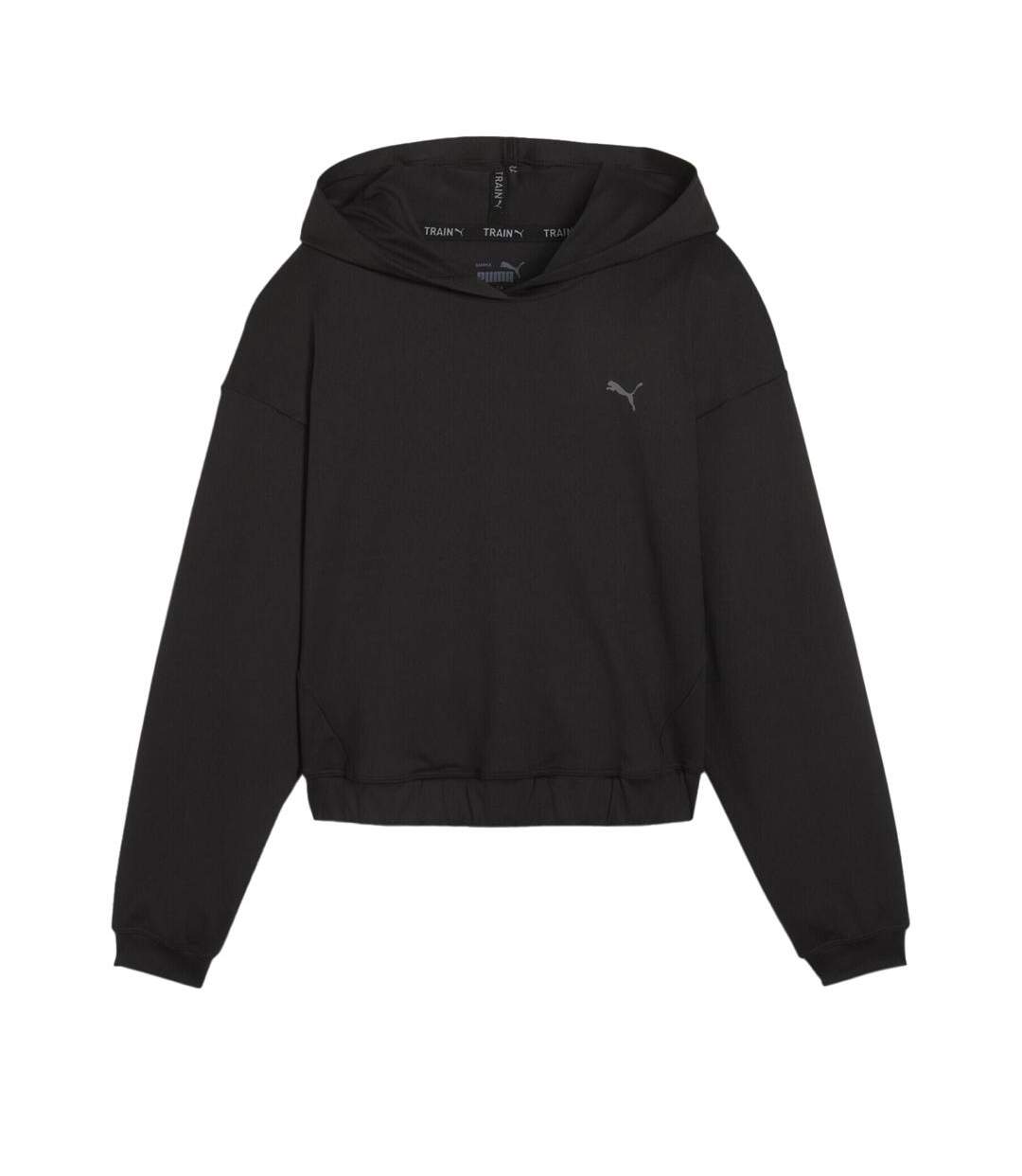 Sweat noir femme puma studio - l-1