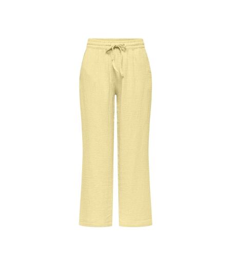 Pantalon fluide jaune femme jdy phantom