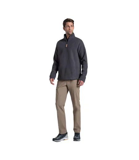 Mens Steeple Half Zip Fleece Dark Iron Craghoppers