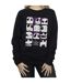 Disney Sweatshirt Square Nightmare Before Christmas Many Faces Of Jack Femme/Ladies (Noir) - UTBI31684-3