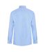 Mens Plain Oxford Button-down Shirt Pastel Blue Boss-2