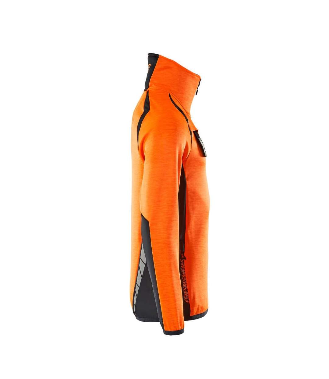 Pull Accelerate Safe Homme Orange Fluo Bleu Marine Foncé Mascot-4