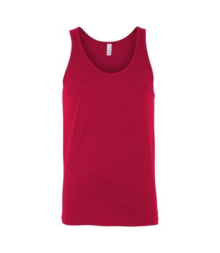 Bella + Canvas Unisex Adult Jersey Tank Top (Red)