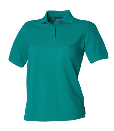 Henbury Womens/Ladies 65/35 Polo Shirt (Jade)