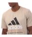 T-shirt Style Graphique Homme Beige Adidas-4