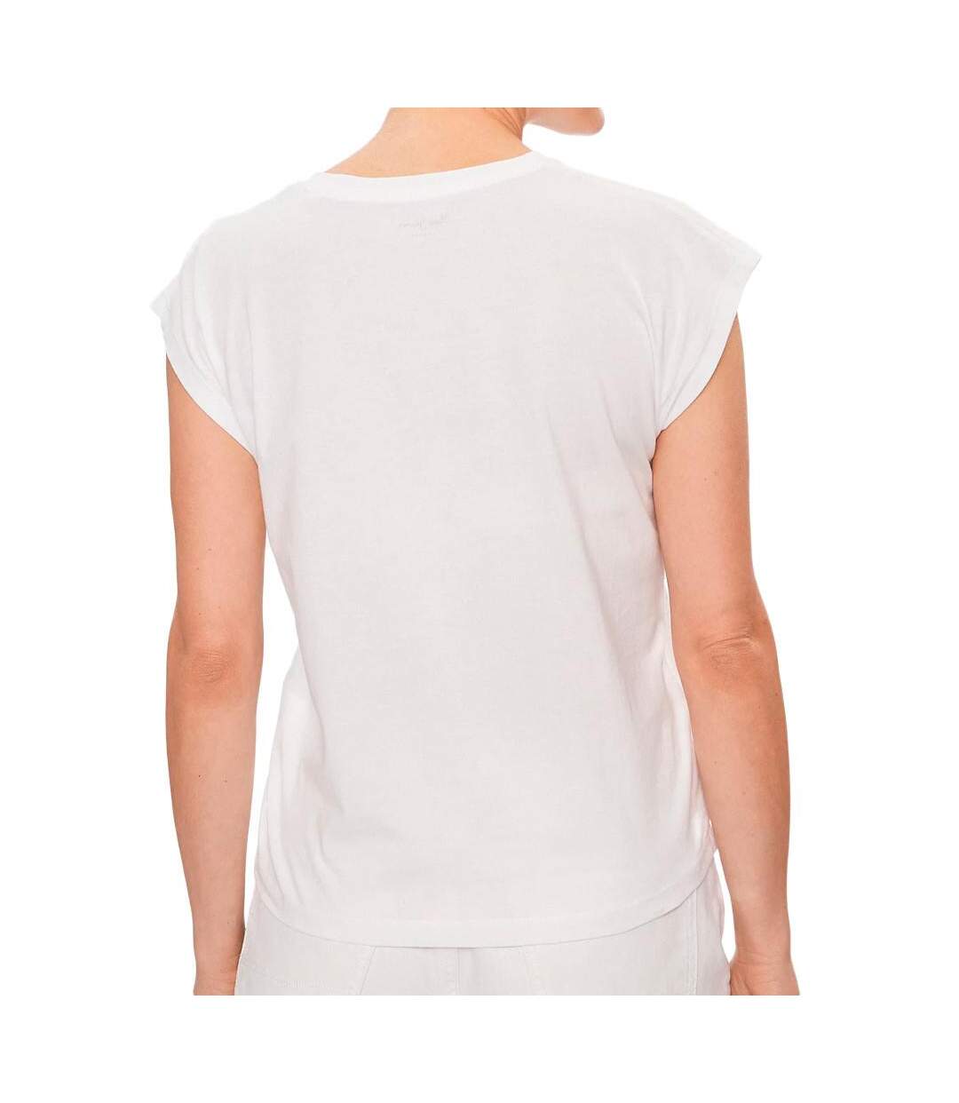 T-shirt Blanc Femme Pepe jeans Lory - M