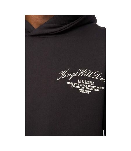 Mens Arch Cotton Oversized Hoodie Black Kings Will Dream