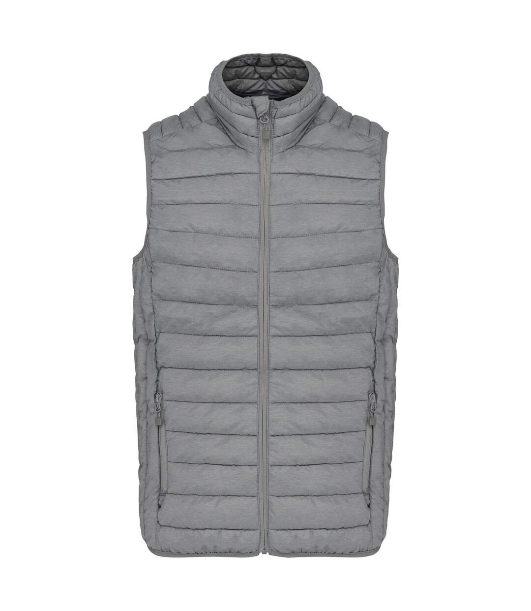 Doudoune légère sans manches homme - K6113 - gris argent