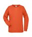 Sweat Femme Orange James And Nicholson-1