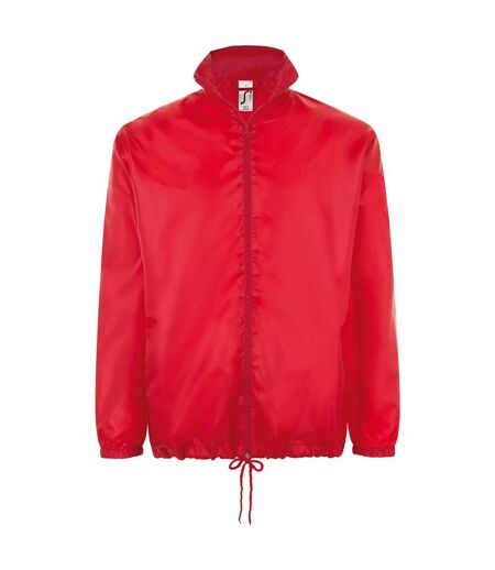 SOLS Unisex Shift Showerproof Windbreaker Jacket (Red) - UTPC2732