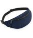 Bagbase Adults Unisex Recycled Waistpack (Navy Blue) (One Size)