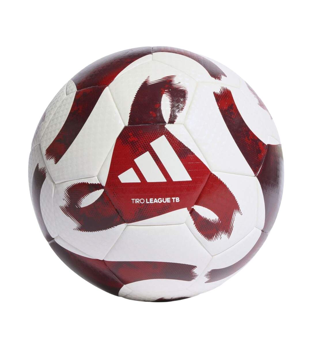 Ballon De Foot Tiro League Taille 5 Blanc Rouge Adidas-1