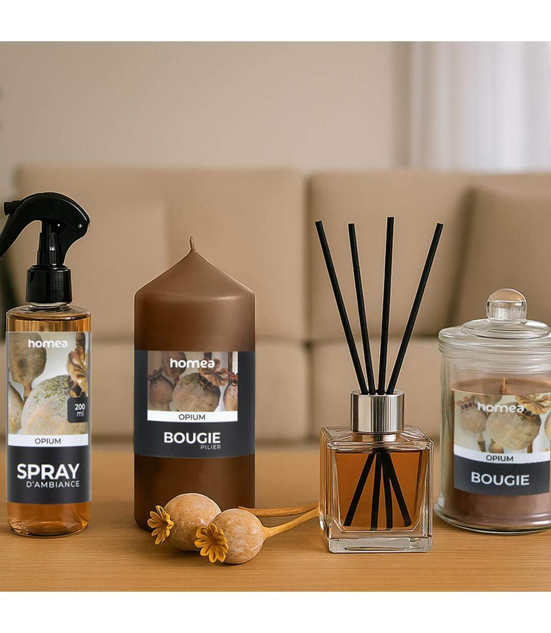 Bougie Verrine Parfumée Essentiel II 8cm Opium-3