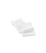 Lot de 2 Gants de Toilette Elegance 15x21cm Blanc-1