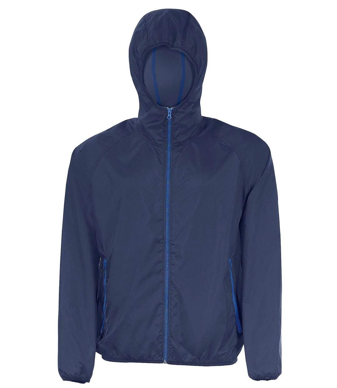 Veste coupe-vent imperméable 01169 - bleu marine - unisexe