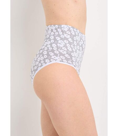 Culotte taille haute imprimée - lot de 4
