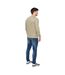 Mens trentforth crew neck sweatshirt sage Duck and Cover-2