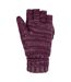 Gants Tricotés Unis Kollie Femme Rose Trespass-2
