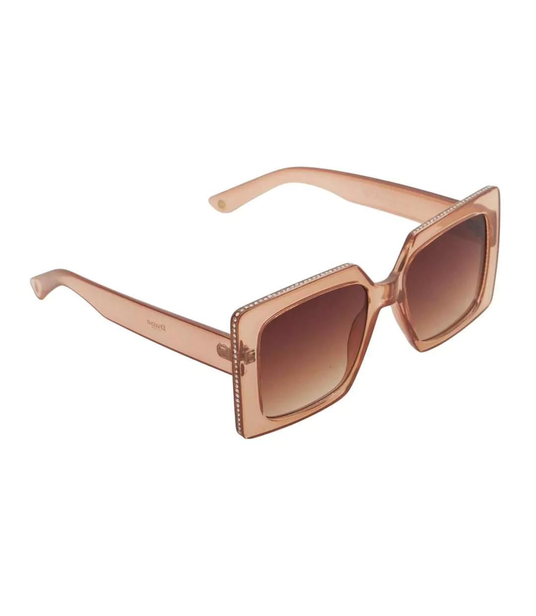 Glitzy Diamante Sunglasses One Size Pink Dune London-2