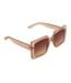 Glitzy Diamante Sunglasses One Size Pink Dune London-2