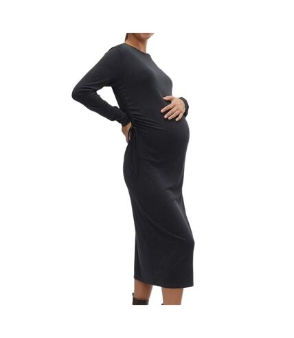 Robe Noir Femme Vero Moda Maternity Calf - L