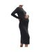 Robe Noir Femme Vero Moda Maternity Calf - L