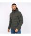 Crosshatch Mens Kampleys Embossed Padded Jacket (Olive)