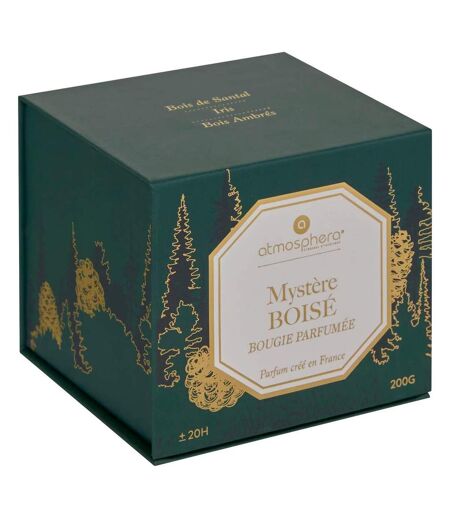 Bougie Parfumée en Verre Elisa 200g Mystère Boisé