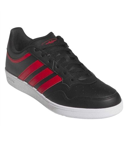Womens/ladies Hoops 4.0 Flat Trainers Core Black Adidas