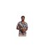 Mens Geometric Linen Regular Shirt Multicoloured Ted Baker-1