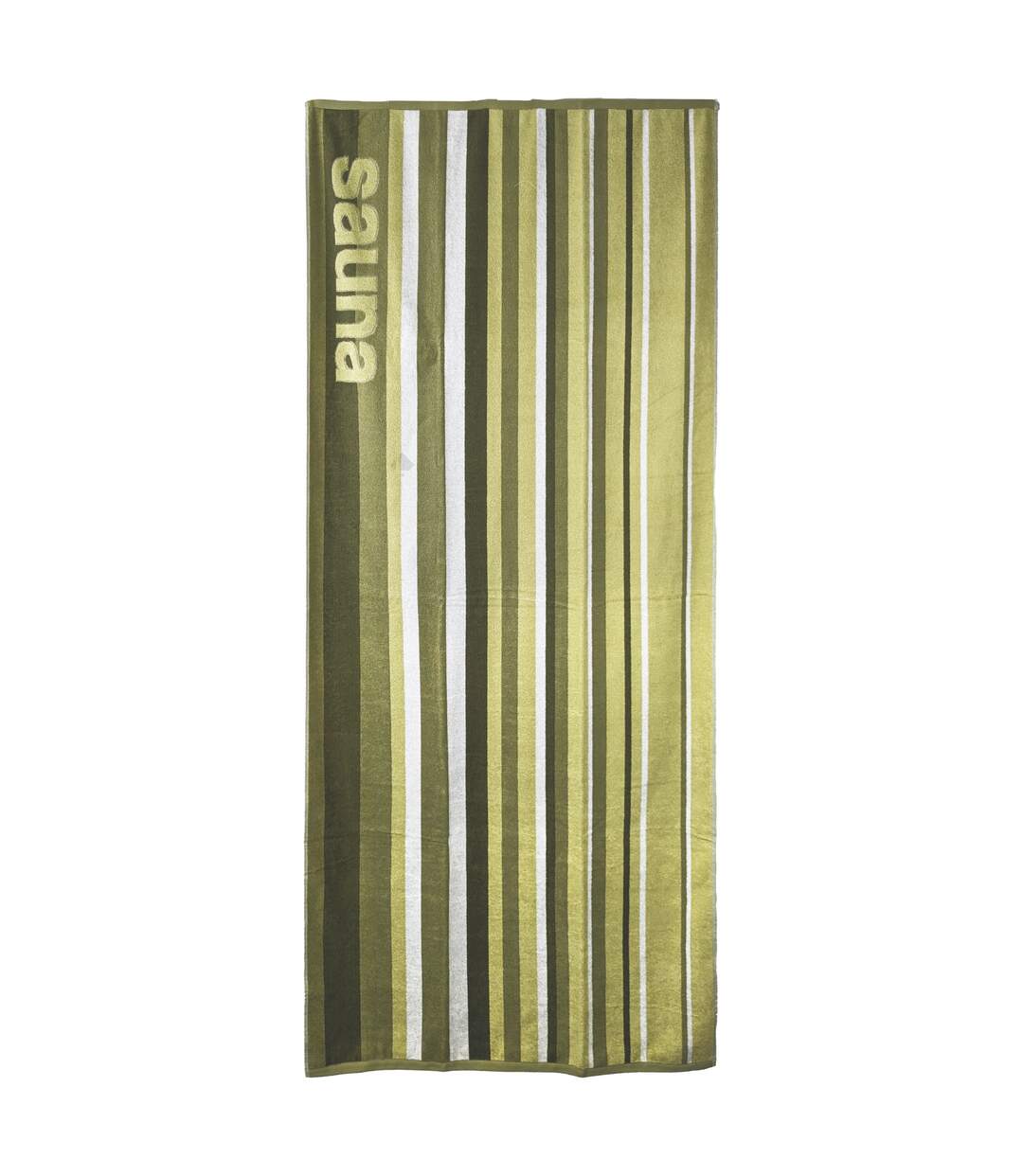 Drap de bain collection SAUNA EFFICIENCE Texte minuscule-1
