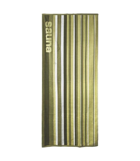 Drap de bain collection SAUNA EFFICIENCE Texte minuscule
