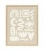 Décoration Murale en Relief Petra 50cm Beige-1