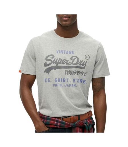 T-Shirt gris homme superdry vl - l
