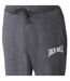 Mens Fleece Logo Regular Joggers Forged Iron Jack Wills-3