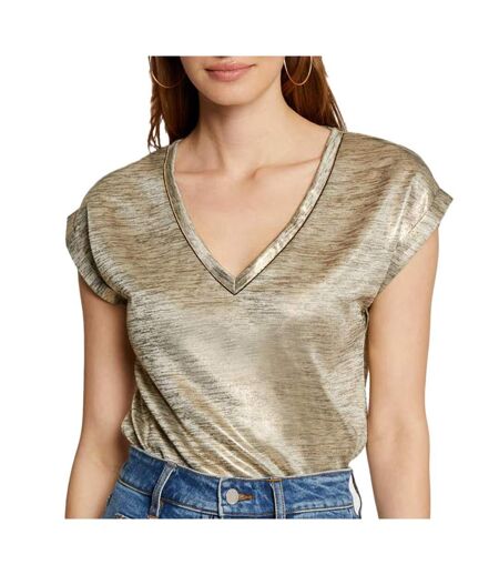 T-Shirt doré femme morgan daya1