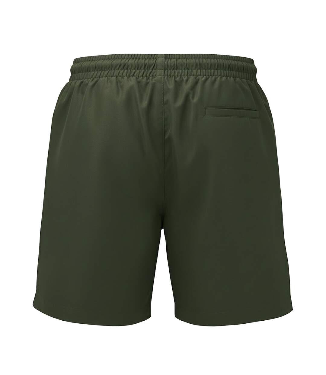 Short De Bain Motif/style Uni Homme Olive Uni Wombat-2