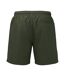 Short De Bain Motif/style Uni Homme Olive Uni Wombat-2