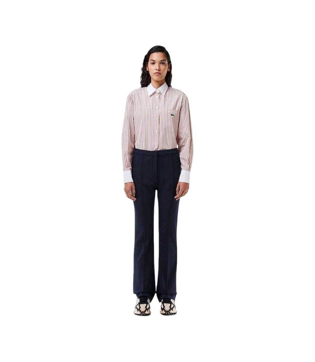 Pantalon Femme Bleu Lacoste-4