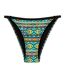Bas de maillot de bain turquoise/noir grain de sable kim-1
