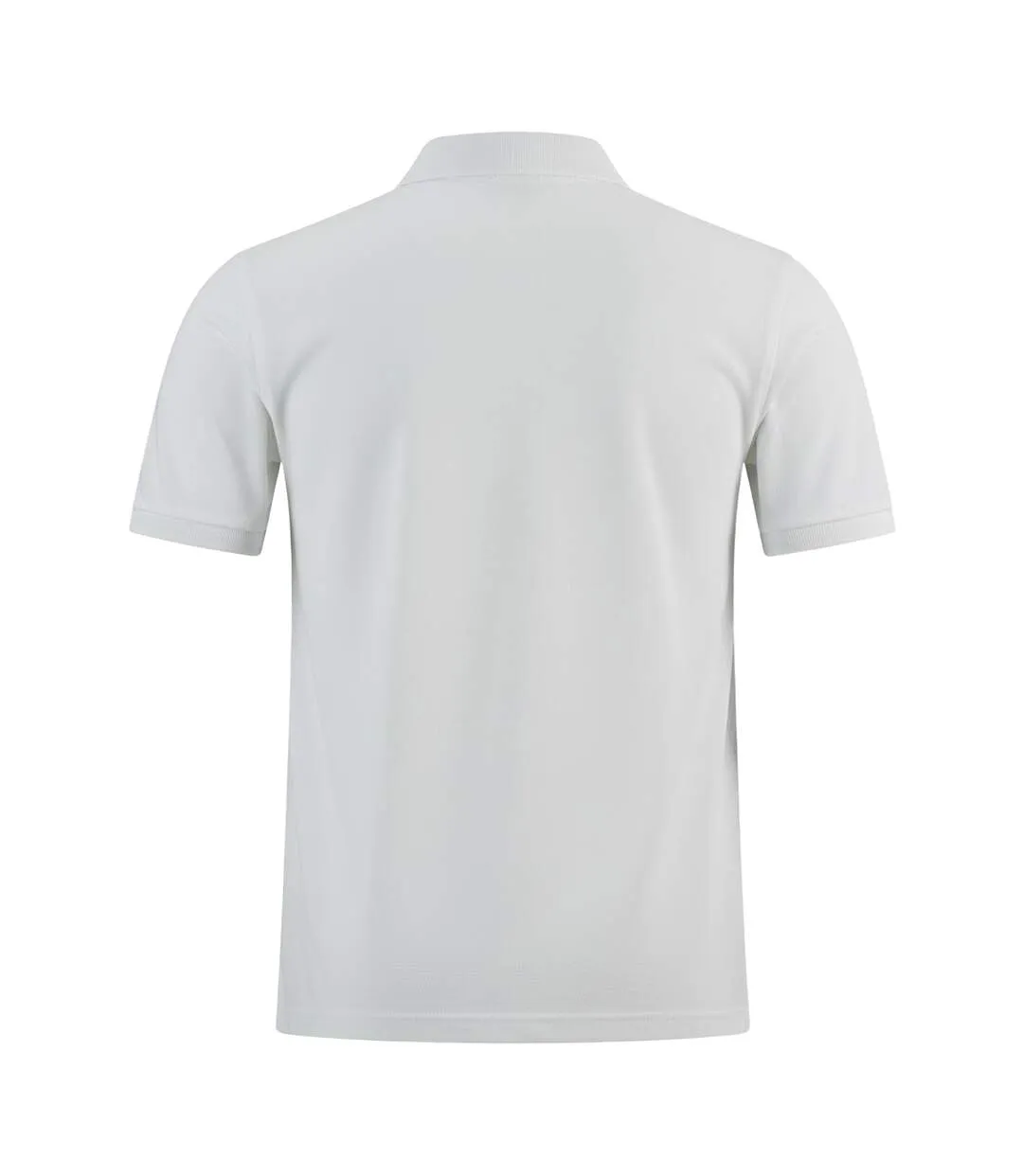 Mens Plain Logo Polo Shirt White Lyle & Scott-2