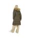 Doudoune Matelassée Motif/style Matelassé Gracey Femme Kaki Brave Soul-3