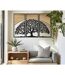 Lot de 3 Décorations Murales Encadrées Arc 105cm Noir & Naturel-5