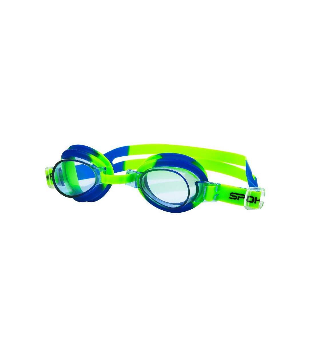 Childrens/kids Jellyfish Swimming Goggles Blue Green Spokey-4