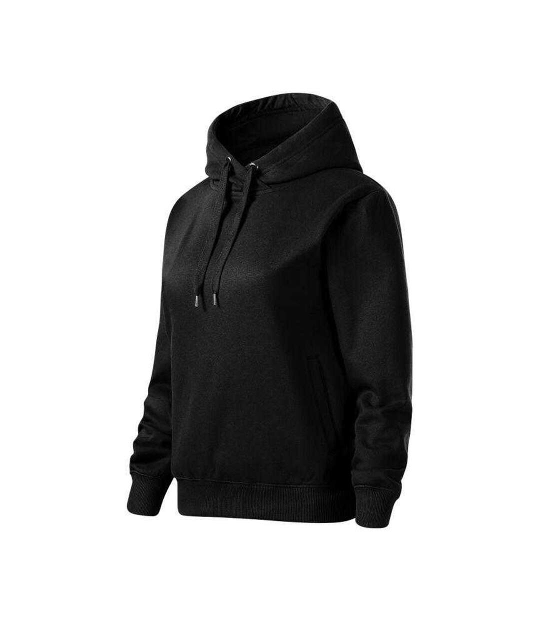 Sweat À Capuche Moon Femme Noir Malfini-3