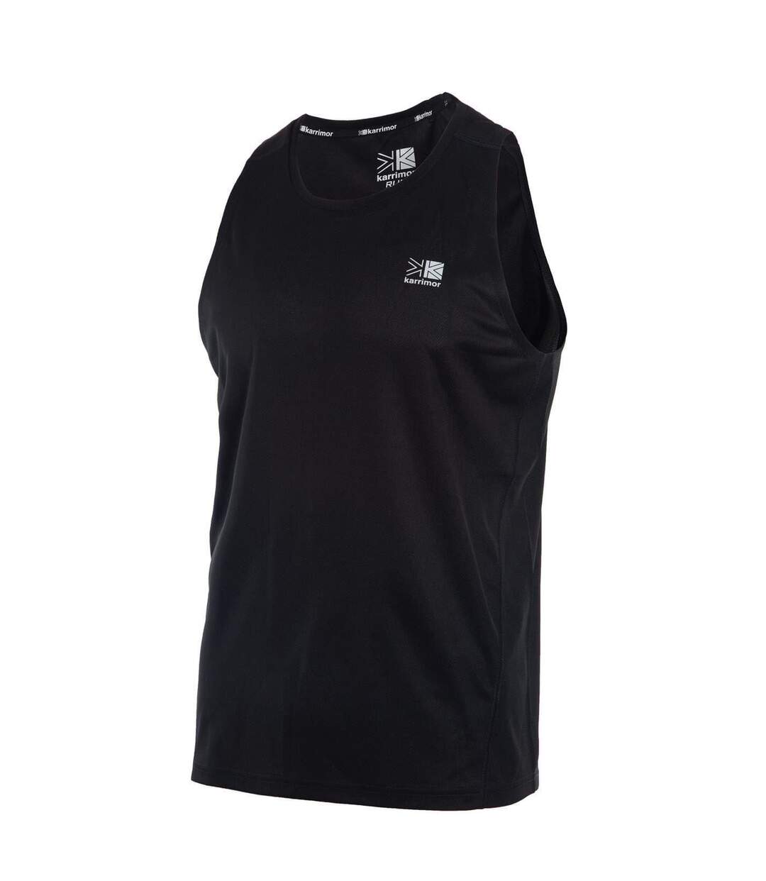 Mens Logo Running Vest Top Black Karrimor-3