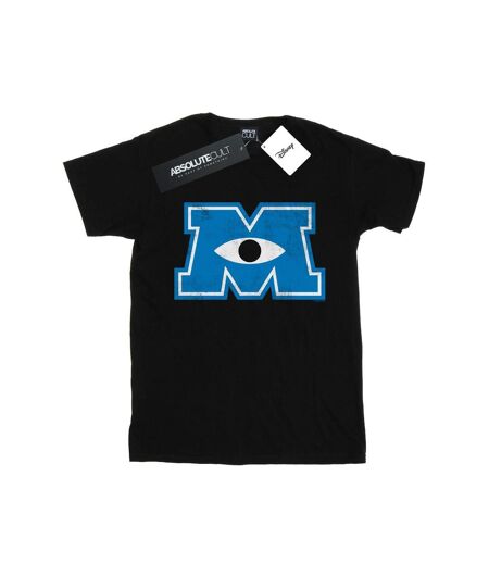 Disney Femme/Les femmes Monsters University Monster M - T-shirt boyfriend en coton (Noir) - UTBI50755